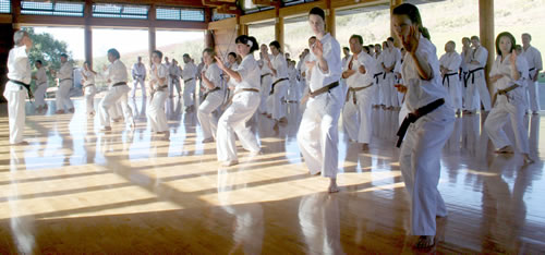 Ohshima Sensei Leading Black Belt Practice Ohshima Sensei Leading Black Belt Practice